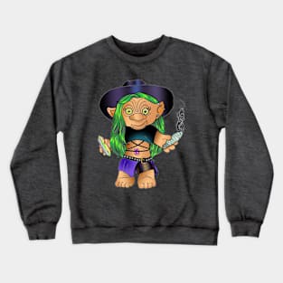 Witch Troll Crewneck Sweatshirt